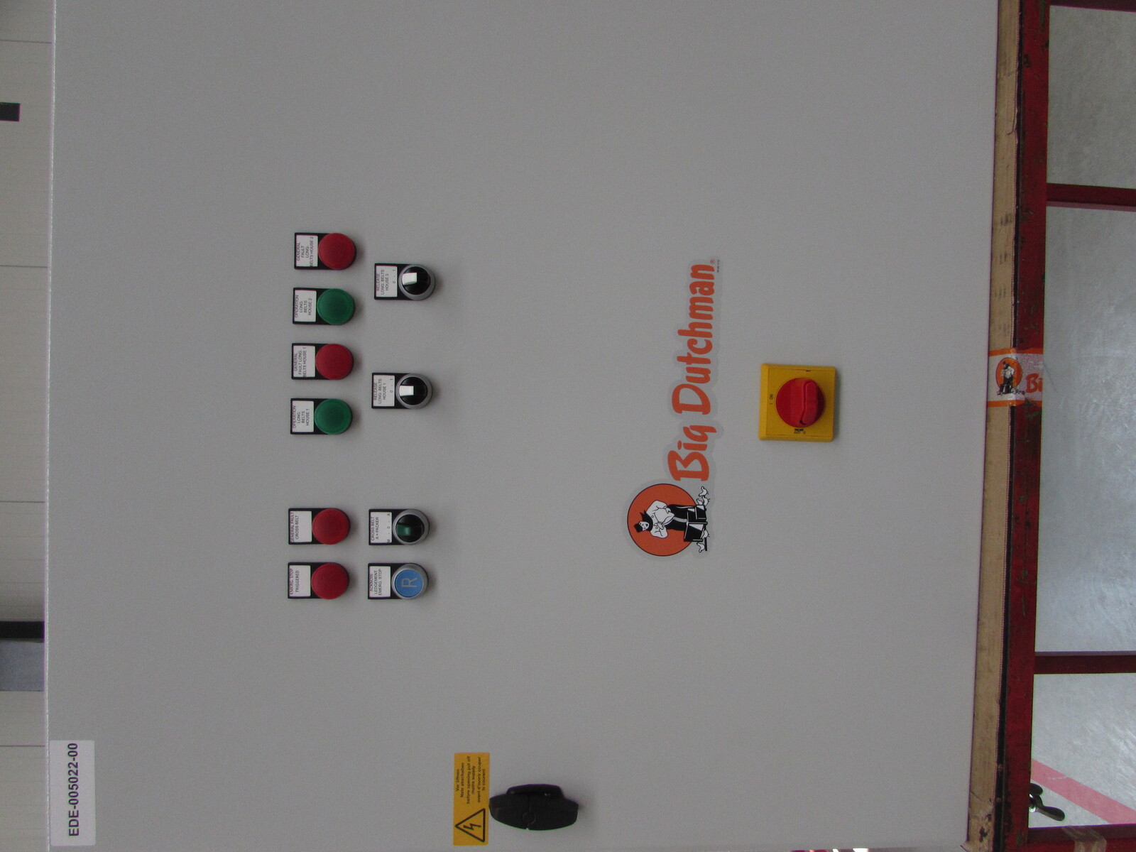 Control cabinet egg cross collection - release house 1+2